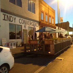 West Michigan Street Parklet